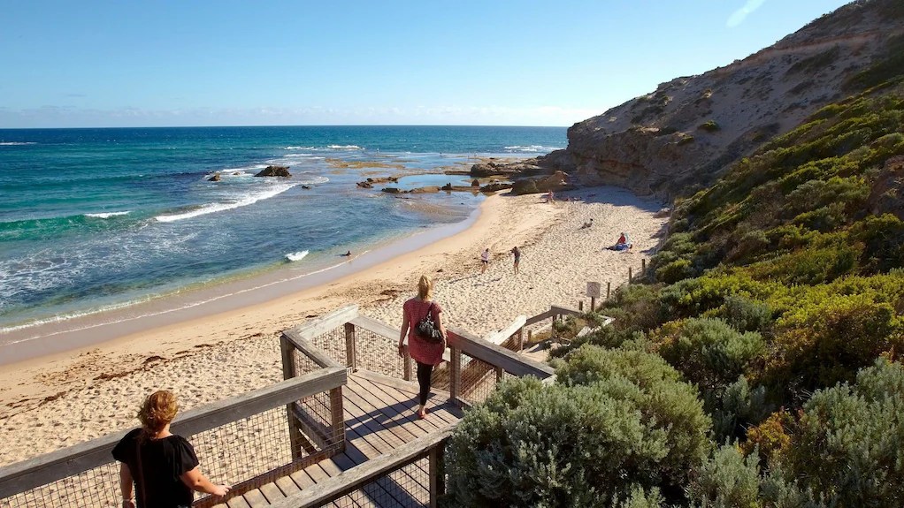 Strategic retreat from the beach