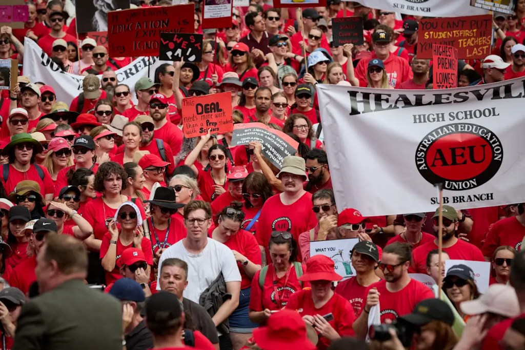 Why are teachers striking over pay?